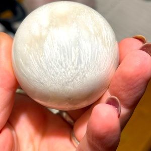 Scolecite crystal sphere